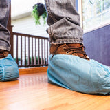 Trimaco Blue Non Skid Shoe Covers (10 Pairs per Pack)