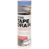 Trimaco Easy Mask 4' x 72' Tape & Drape Plastic Pretaped Drop Cloth