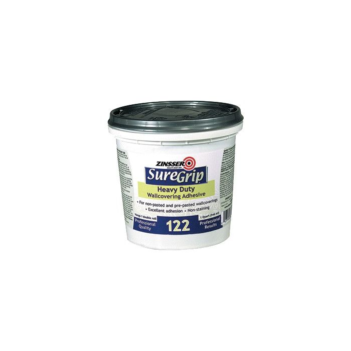 Zinsser 1Qt Suregrip HD Clear Wallcovering Adhesive