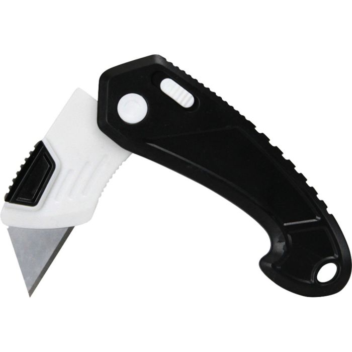Warner Folding & Locking Plastic Utility Knife, w/ 6 Blades