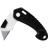 Warner Folding & Locking Plastic Utility Knife, w/ 6 Blades