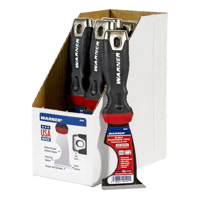 Warner Progrip 6-In-1 Steel Head Glazier
