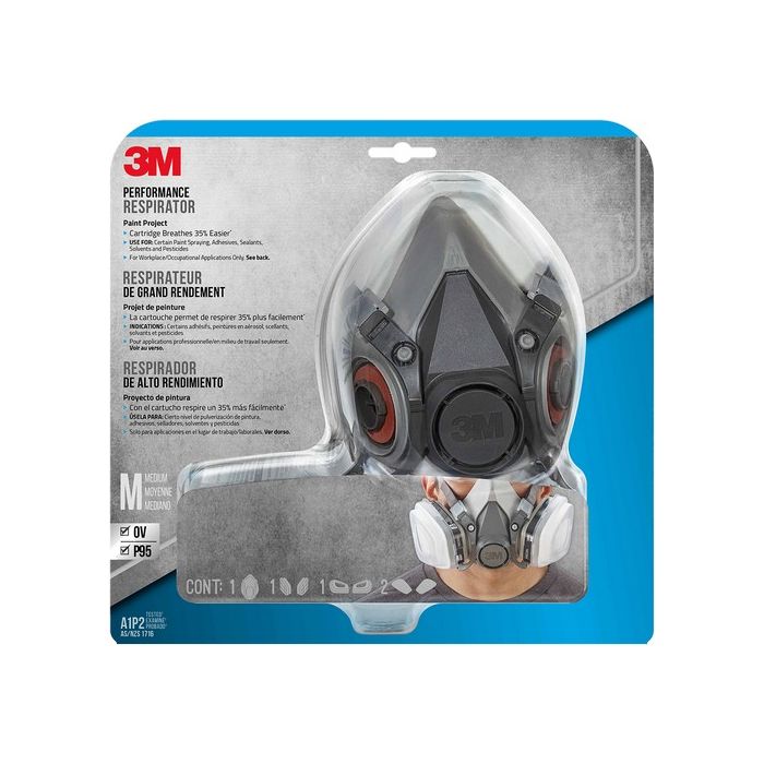 3M OV/P95 Med Performance Reusable Paint Project Respirator