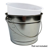 Midstate Plastics 5qt Clear Pail Liner Fits Metal/Plastic