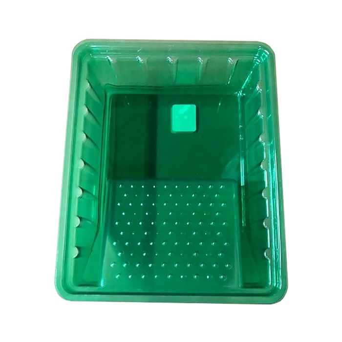 Midstate Plastics 6" Green Plastic Paint Tray w/Grid