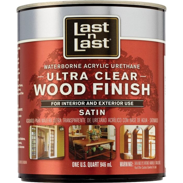 Last n Last Ultra Clear Waterborne Wood Finishes