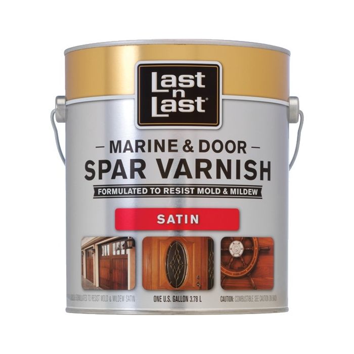 Last n Last 1gal Satin Marine & Door Oil-Based Spar Varnish