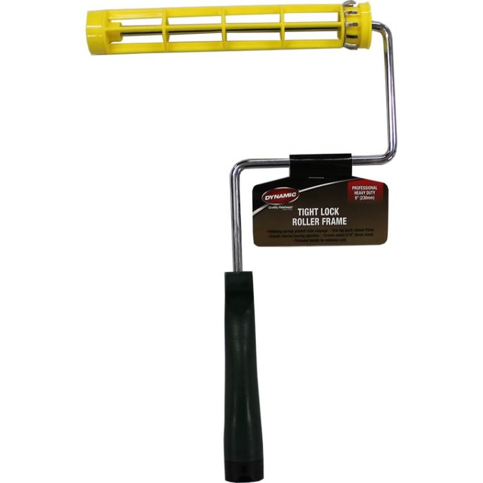 Dynamic 9" x 5/16" Shank Tight Lock Heavy Duty Professional Roller Frame