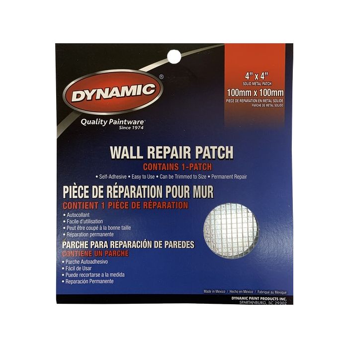 Dynamic 4" x 4" (100mm x 100mm) Drywall Repair Patch