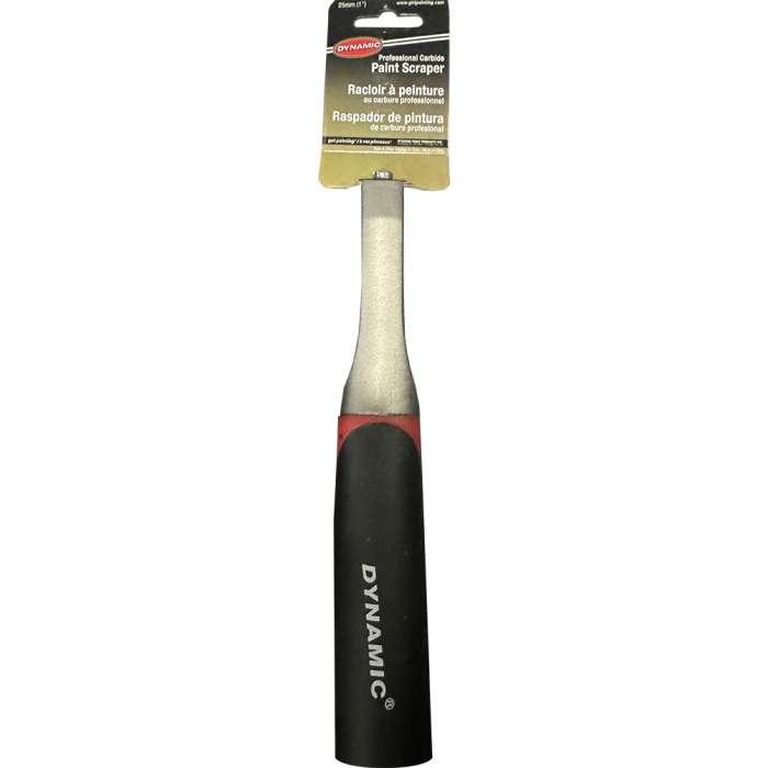 Dynamic 25mm (1") Tungsten Carbide HD 3-Edge Soft Grip Scraper