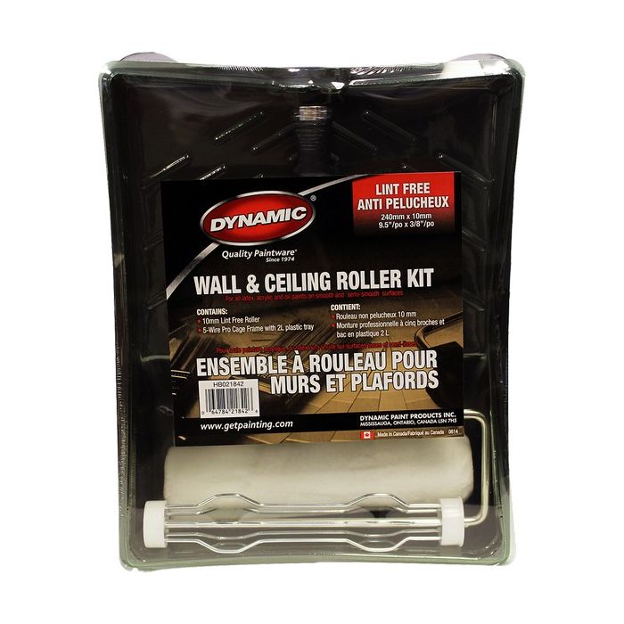 Dynamic 3/8" 3pc Wall & Ceiling Lint Free Infinity Roller Kit