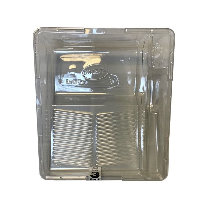 Dynamic 3.7qt (3.5l) Side Pocket Pro Series Disposable Paint Tray Liner Fits 20159 (3pk)