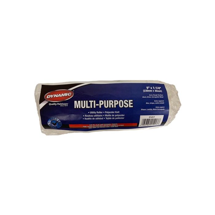 Dynamic 9" x 1-1/4" Nap Multi-Purpose Roller Cover