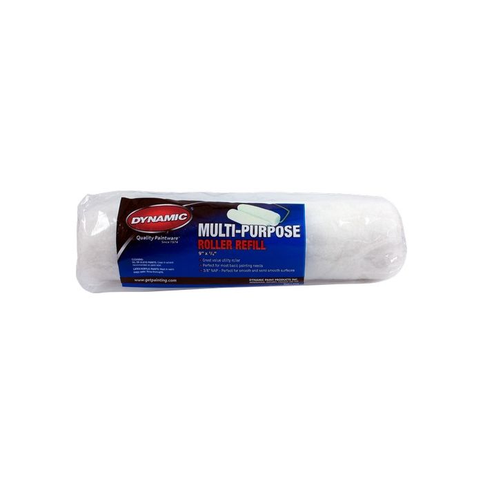 Dynamic 9" x 3/8" Nap Multi-Purpose Roller Cover