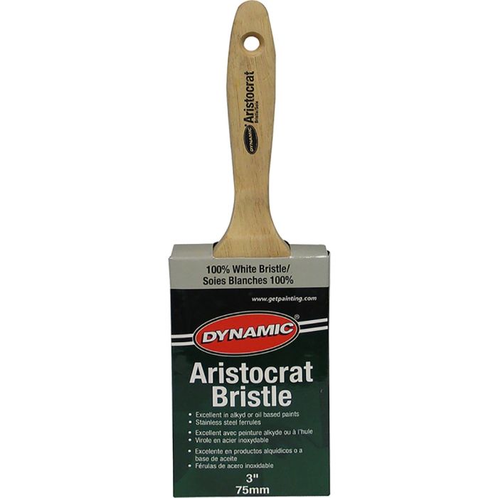 Dynamic Aristocrat White Bristle Paint Brushes