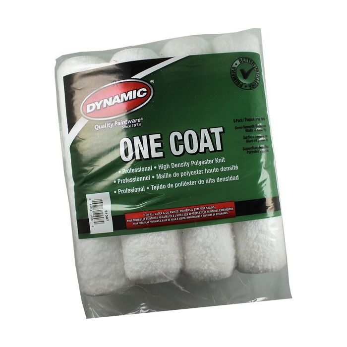 Dynamic 9" x 3/8" Nap One Coat Professional Roller Cover (6pk)