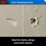 3M 8oz Color Changing High Strength Small Hole Repair Kit Spackling Compound