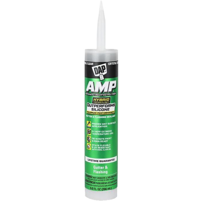 DAP 9oz Clear AMP Gutter & Flashing Sealant