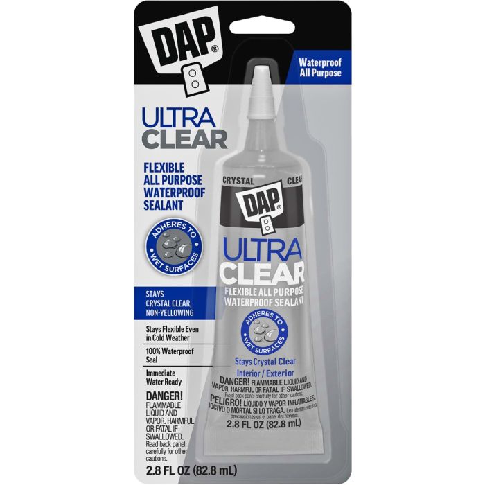 DAP 2.8oz All Purpose Ultra Clear Caulk