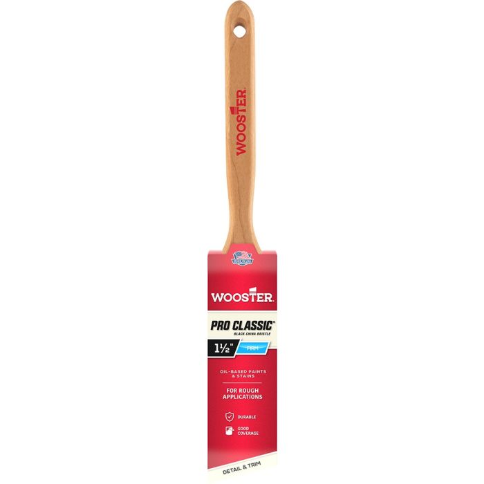Wooster Pro Classic Black China Bristle Paint Brushes