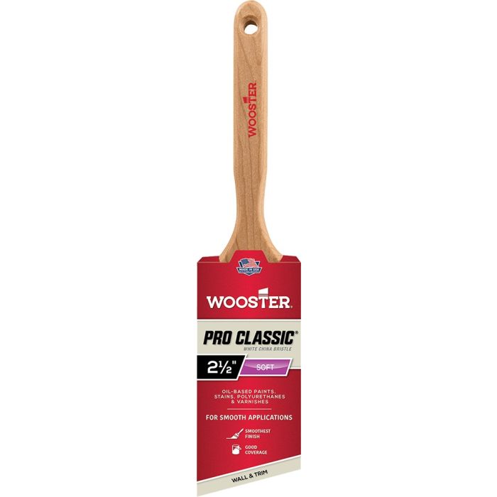 Wooster Pro Classic White China Bristle Paint Brushes