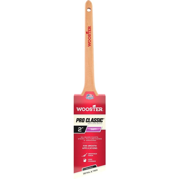 Wooster Pro Classic White China Bristle Paint Brushes