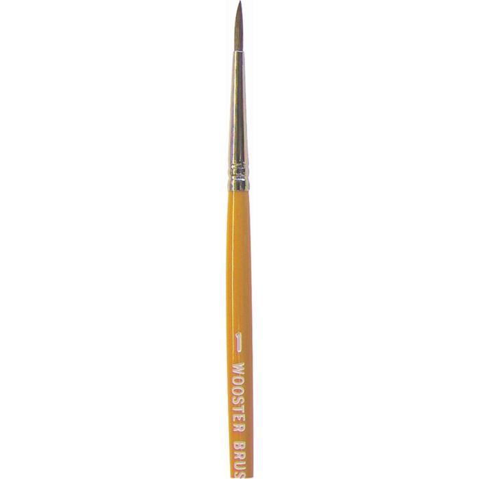 Wooster #1 Camel Hair Watercolor Pointed Artist Brush