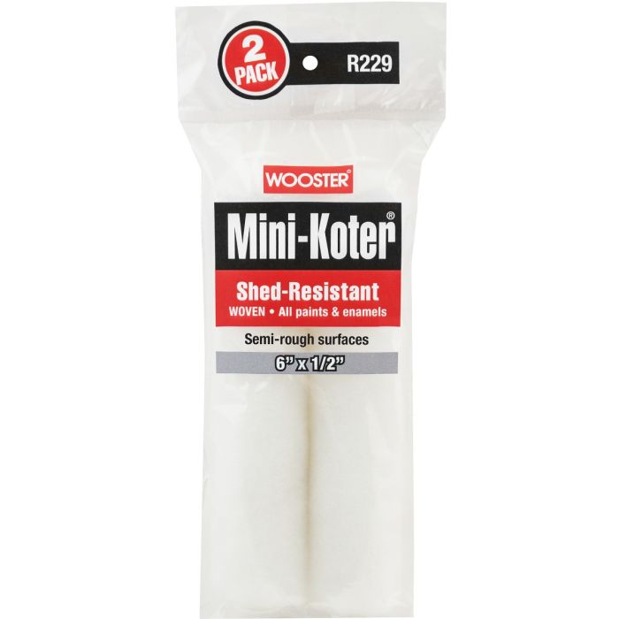 Wooster Shed Resistant Woven Mini Roller Covers