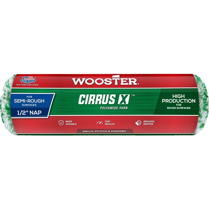 Wooster Cirrus X Woven Polyamide Yarn Roller Covers