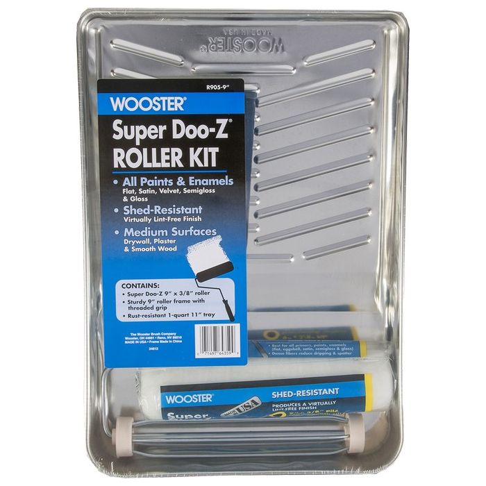 Wooster 9" Super Doo-Z All Paints Roller Kit (3pc)