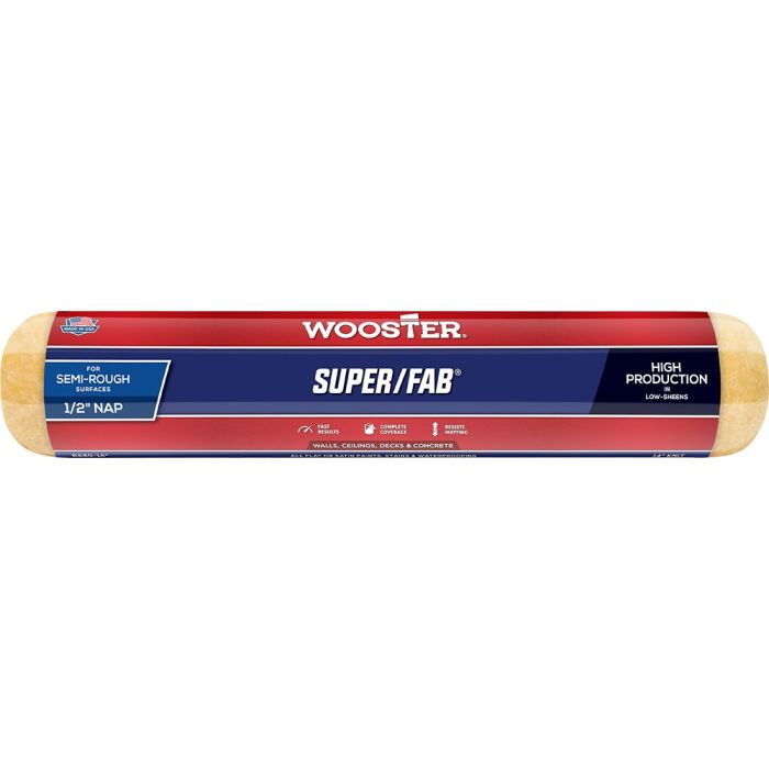 Wooster 14" x 1/2" Nap Super/Fab Roller Cover