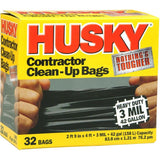 Husky 42G 3mil Clean Up Bags