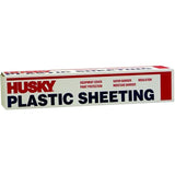 Husky Clear Polyethylene Plastic Sheeting