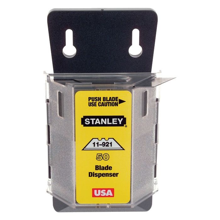 Stanley Tool 1992 Heavy Duty 2-Notch Utility Blade w/ Dispenser 100pk