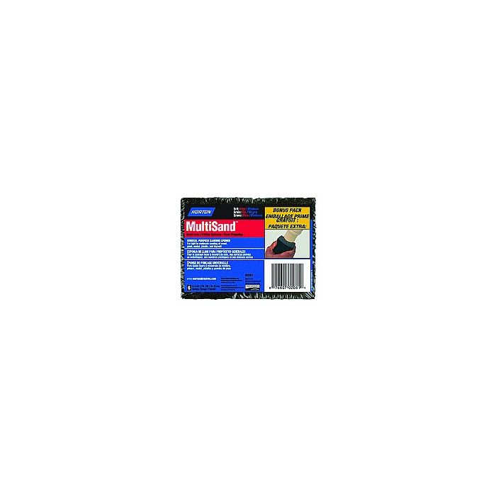 Norton 4" x 2-3/4" x 1" MultiSand Fine/Med Sponge 6Pk