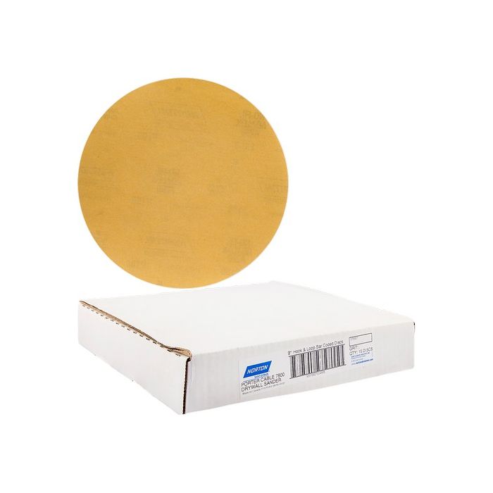 Norton 9" P150 WallSand Hook & Loop Paper Disc (15 per Pack)