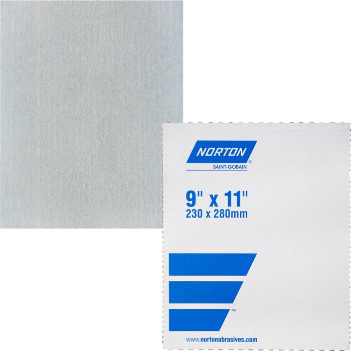 Norton 9" x 11" P320B ProSand Open Coat Paper Sheets 100pk