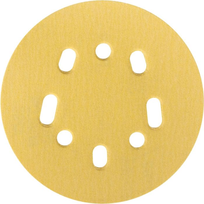 Norton 5" 5 & 8 Hole P220 Hook & Sand Paper H&L UVH Disc 25Pk