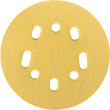 Norton 5" 5 & 8 Hole P220 Hook & Sand Paper H&L UVH Disc 25Pk