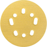 Norton 5" 5 & 8 Hole P150 Hook & Sand Paper H&L UVH Disc 25Pk