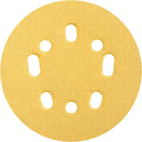 Norton 5" 5 & 8 Hole P80 Hook & Sand Paper H&L UVH Disc 25Pk