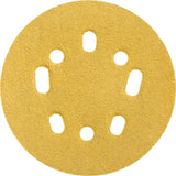 Norton 5" 5 & 8 Hole P60 Hook & Sand Paper H&L UVH Disc 25Pk