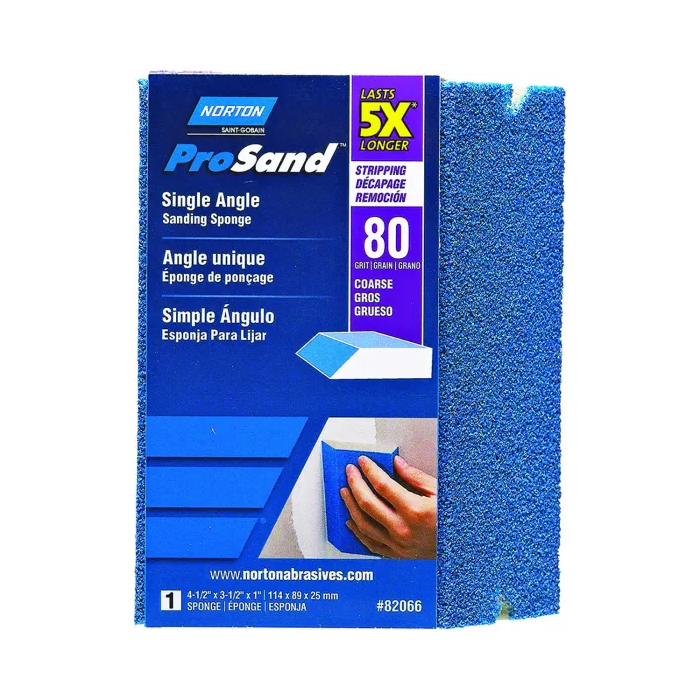 Norton 80 ProSand Single Angle Sanding Sponge