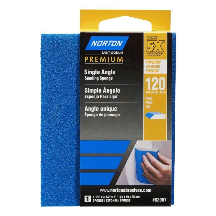 Norton 120 ProSand Single Angle Sanding Sponge