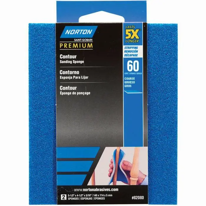 Norton 60 ProSand Contour Sanding Sponge 2Pk