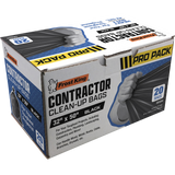 Frost King 3mil 42gal 32" x 50" Black Contractor Bags (20ct)