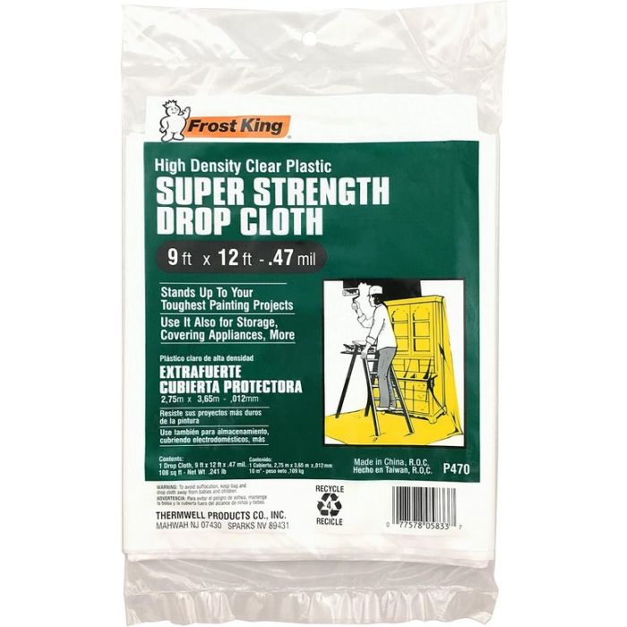 Thermwell F.K. 9' x 12' .47mil High Density Drop Cloth