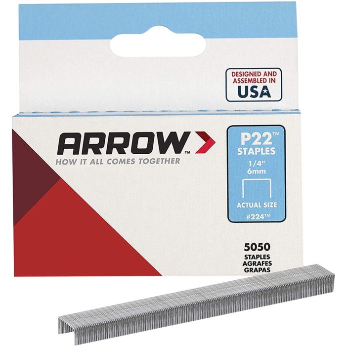 Arrow Fastener P22 Staples (5,050pk)