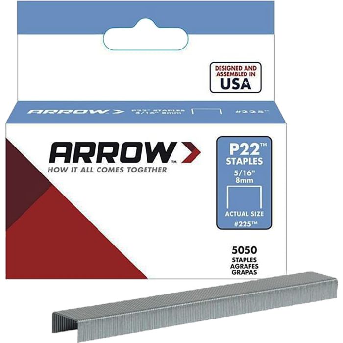 Arrow Fastener P22 Staples (5,050pk)
