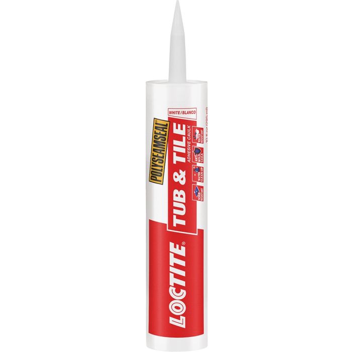 Loctite 10oz White 2-in-1 Paintable Tub And Tile Sealant (New Polyseamseal 2154739)